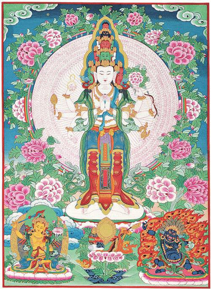 1000 Arms Avalokiteshvara Image - Gandhanra-ART