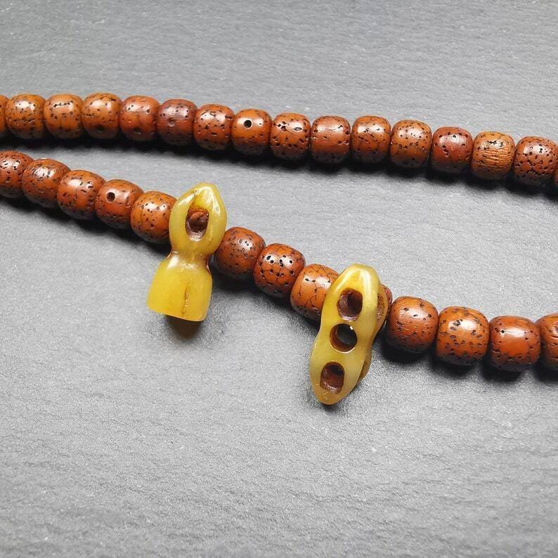 Amulet Vajra and Bell, Pendant for Mala,Prayer Beads - Gandhanra-ART
