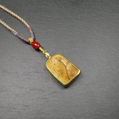 Kapala Amulet,Conch Shell Shankha Pendant - Gandhanra-ART