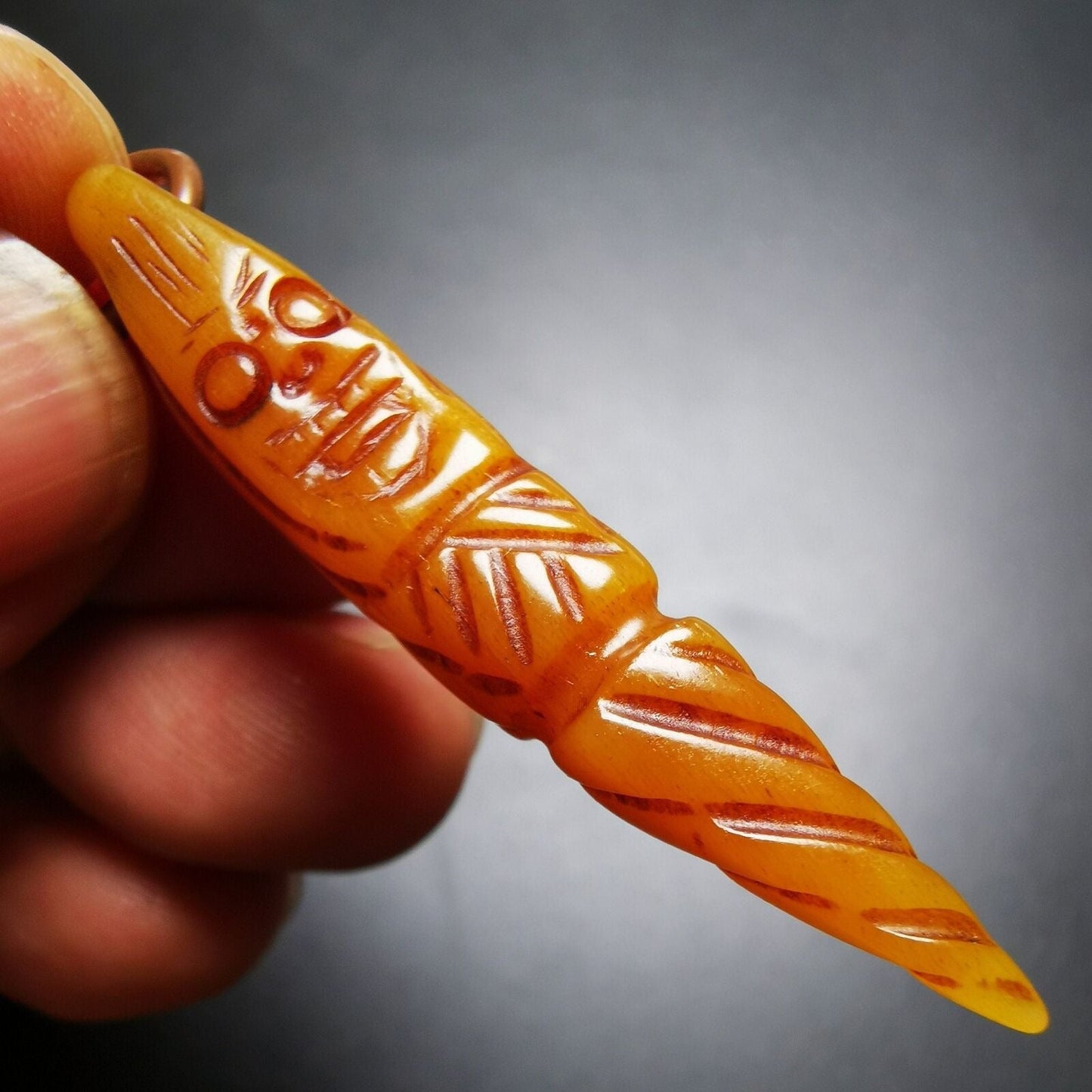 Amulet Kila(Dorje Phurba), Counter Pendant 2.0"×0.32" Gandhanra-ART