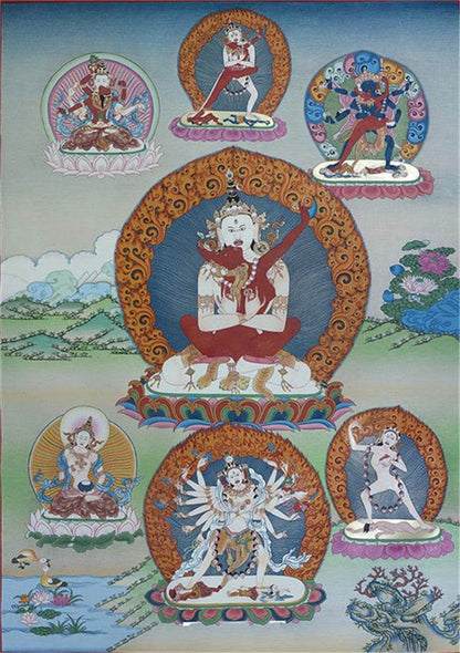 Vajrasatva in Yab Yum Image - Gandhanra-ART