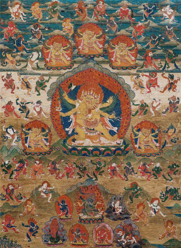 Vajrakilaya - Dorje Phurba - 16th Century Old Version - Gandhanra-ART