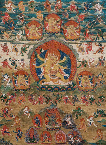 Vajrakilaya - Dorje Phurba - 16th Century Old Version - Gandhanra-ART