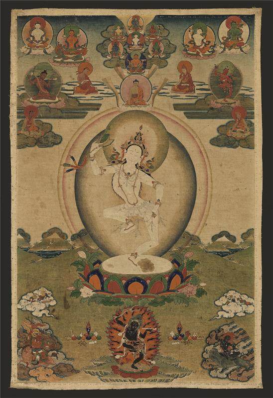 Vajravarahi - Vajrayogini - 16th Century Old Version - Gandhanra-ART