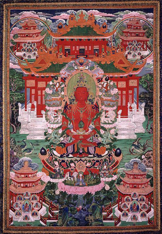 Amitayus - the Buddha of Longevity - Gandhanra-ART