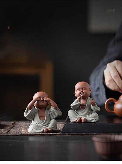 Purple Sand Meditation Buddha Statues - Gandhanra-ART