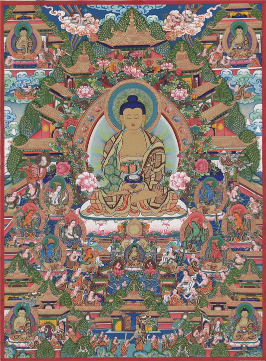 Amitayus in Pure Land Image - Gandhanra-ART