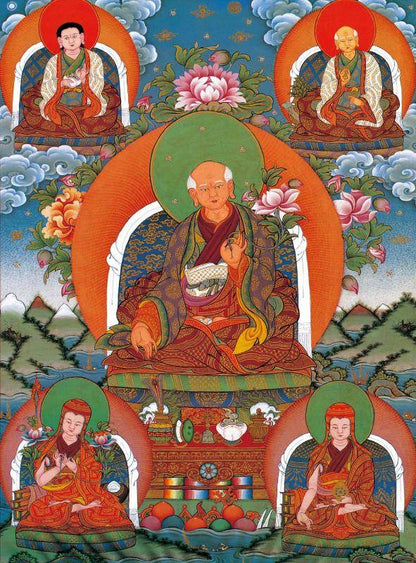 The Sa skya School's Five Forefathers - Gandhanra-ART
