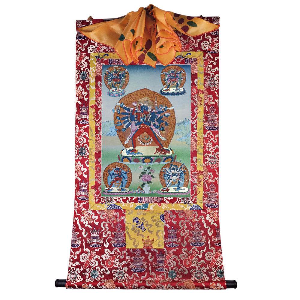 Vajrabhairava / Yamantaka - 17th Century Old Version - Gandhanra-ART