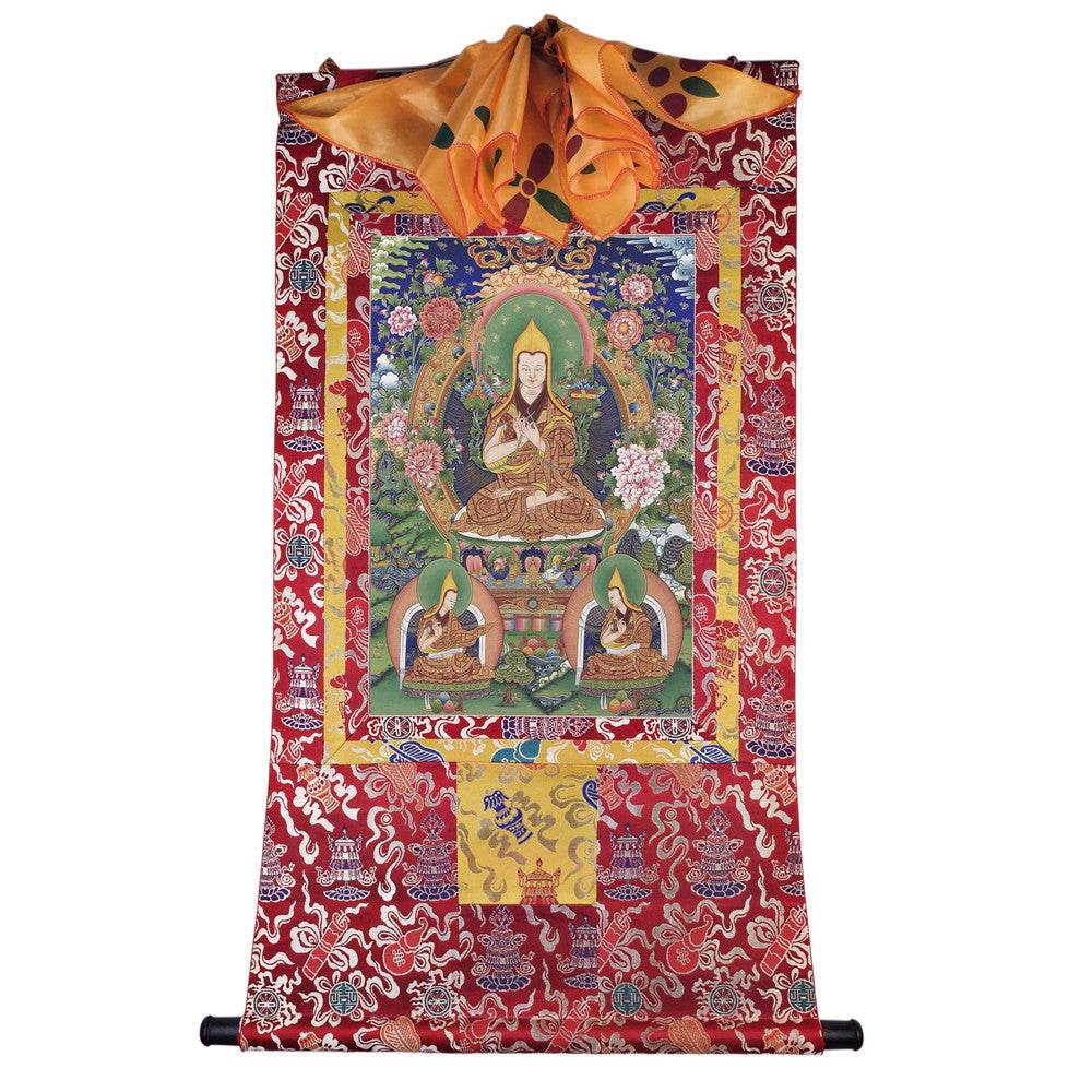 Tsongkhapa and His 2 Disciples - Gandhanra-ART
