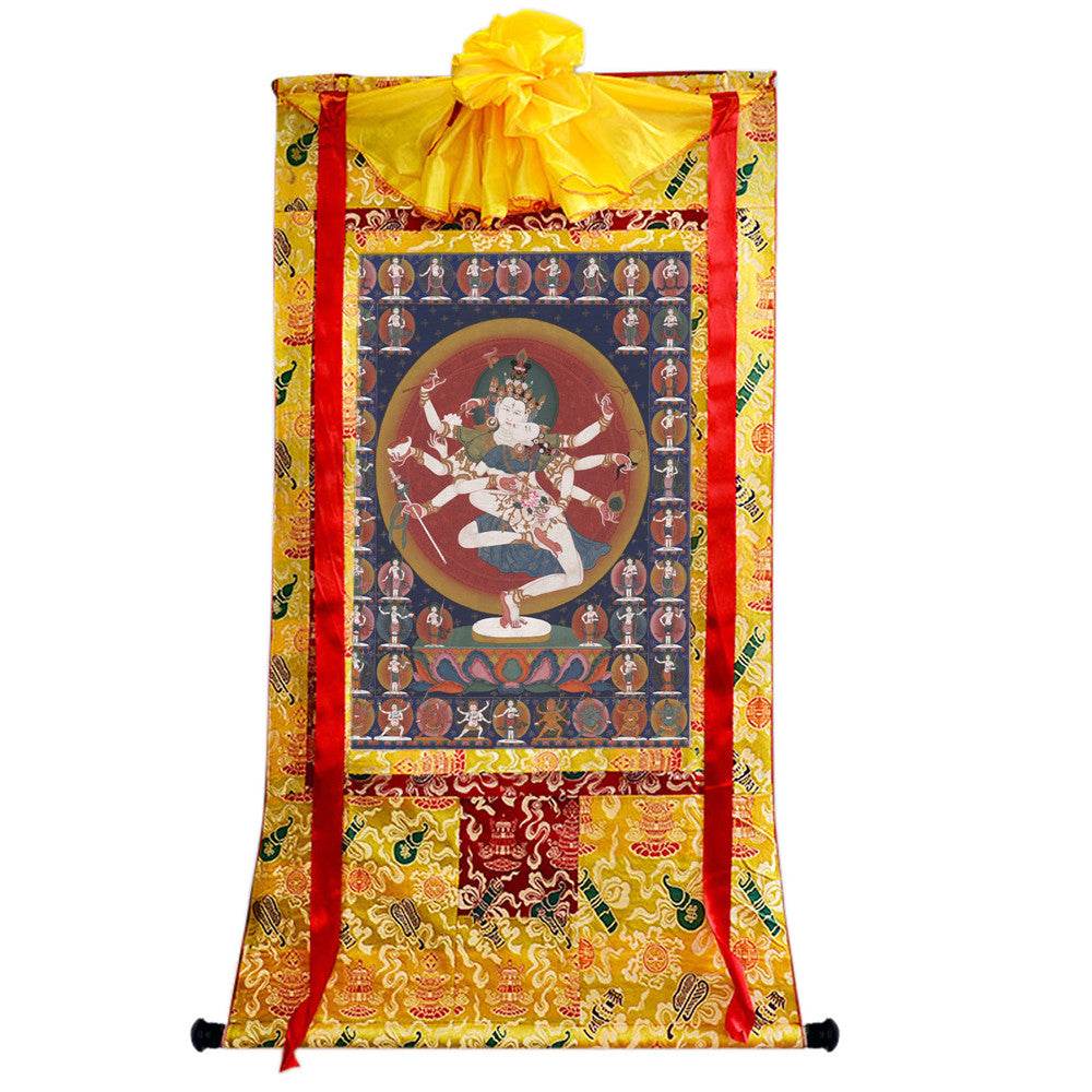 2-faced 8-armed Padmapani Padmajala - Gandhanra-ART