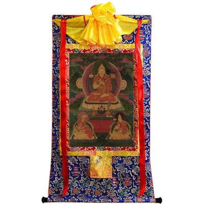 Tsongkhapa and His 2 Disciples - 17th Century - Gandhanra-ART