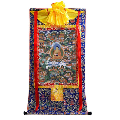 Shakyamuni Pure Land Thangka - Gandhanra-ART