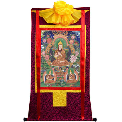 Tsongkhapa and His 2 Disciples - Gandhanra-ART