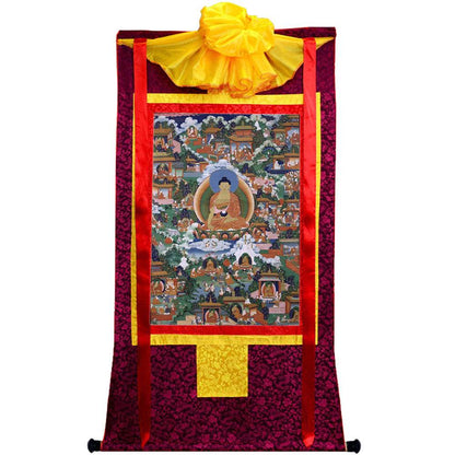 Shakyamuni Pure Land Thangka - Gandhanra-ART