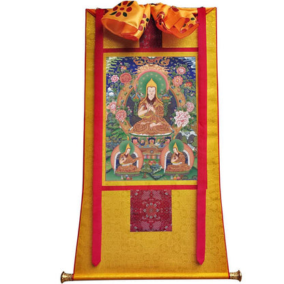 Tsongkhapa and His 2 Disciples - Gandhanra-ART