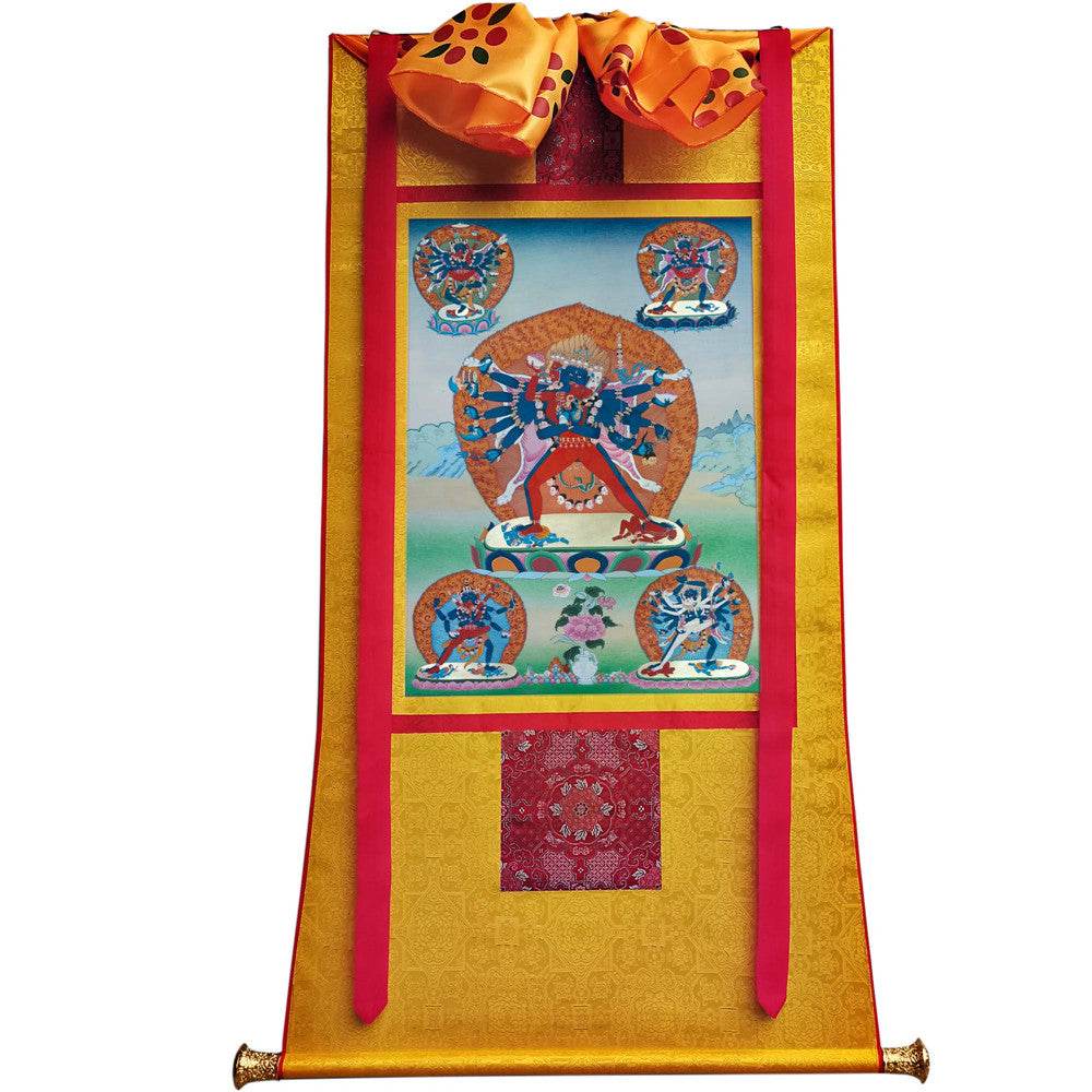 Vajrabhairava / Yamantaka - 17th Century Old Version - Gandhanra-ART