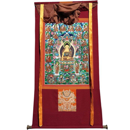 Shakyamuni and Eighteen Arhats - Gandhanra-ART
