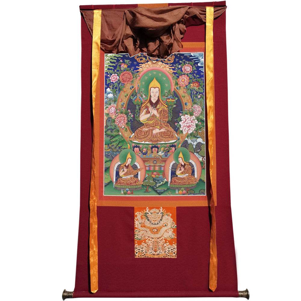 Tsongkhapa and His 2 Disciples - Gandhanra-ART