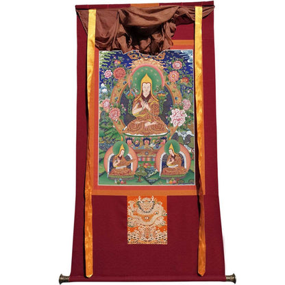 Tsongkhapa and His 2 Disciples - Gandhanra-ART