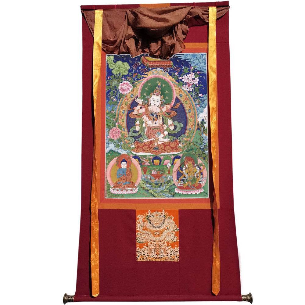 Vajrasattva in Yab Yum - Gandhanra-ART