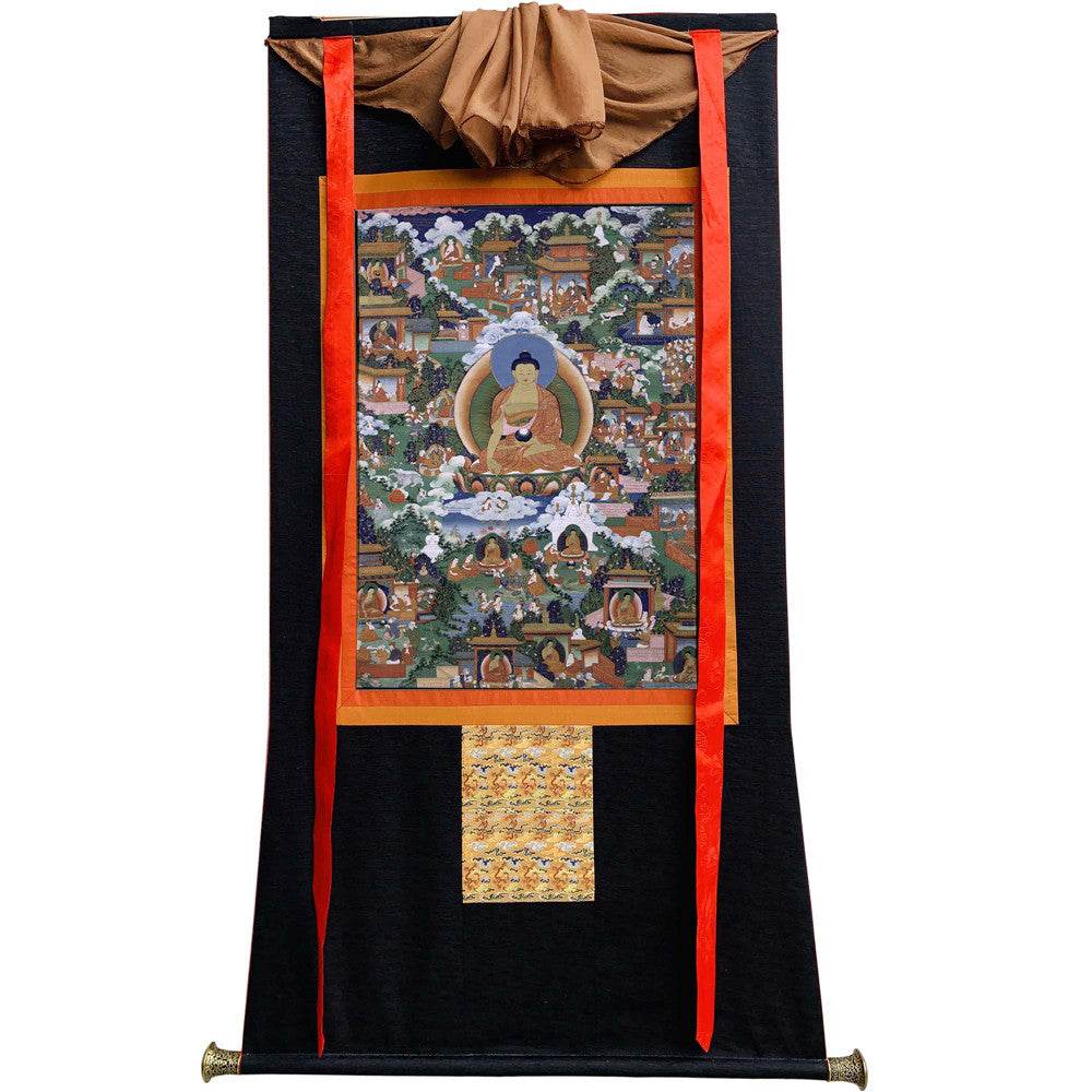Shakyamuni Pure Land Thangka - Gandhanra-ART