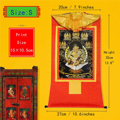 Yellow Jambhala-Black Type - Gandhanra-ART