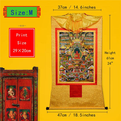 Elysium of Buddhism,Sukhavati - Gandhanra-ART