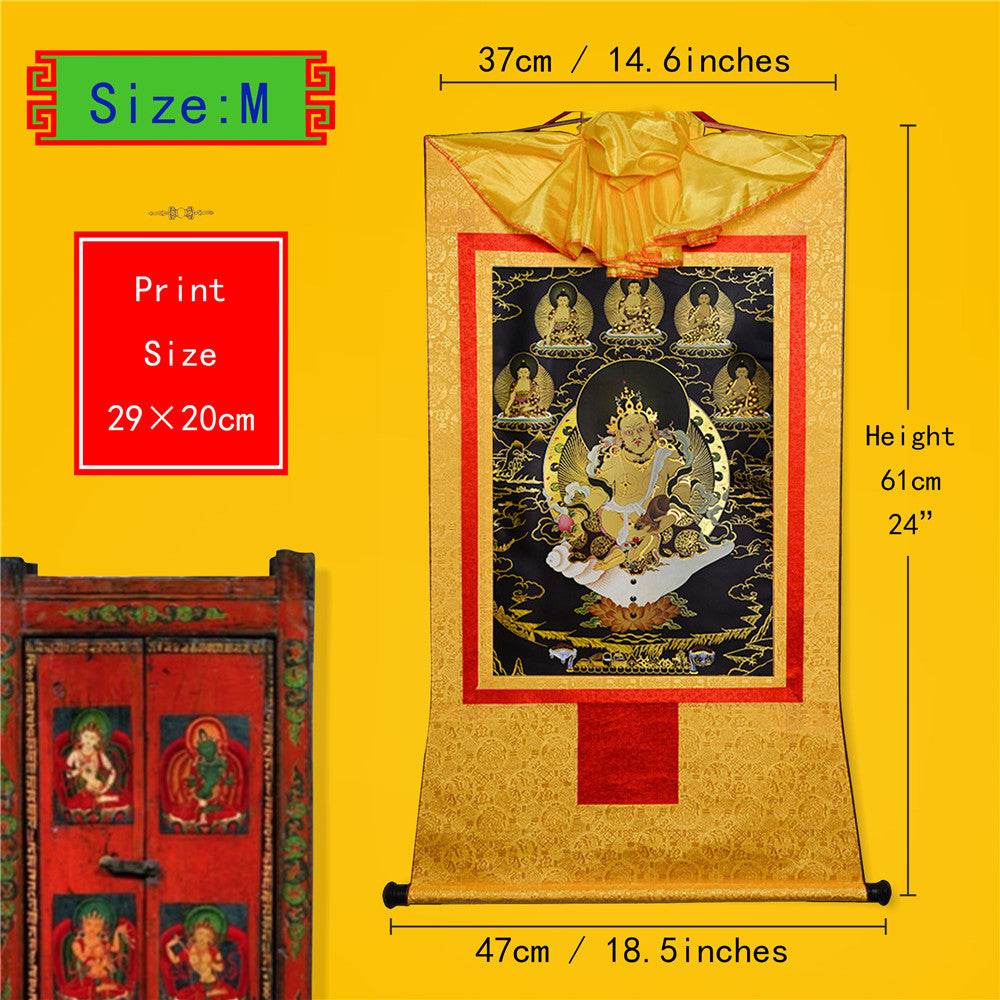 Yellow Jambhala-Black Type - Gandhanra-ART