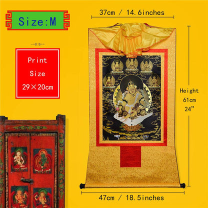 Yellow Jambhala-Black Type - Gandhanra-ART