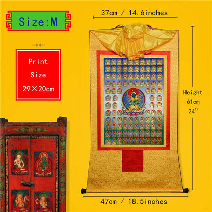100 Green Tara - Gandhanra-ART