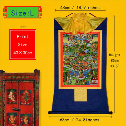 Eight Forms of Green Tara - Gandhanra-ART