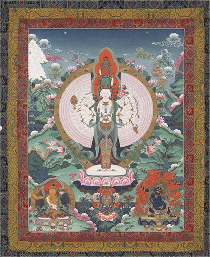1000 Arms Avalokiteshvara Image - Gandhanra-ART