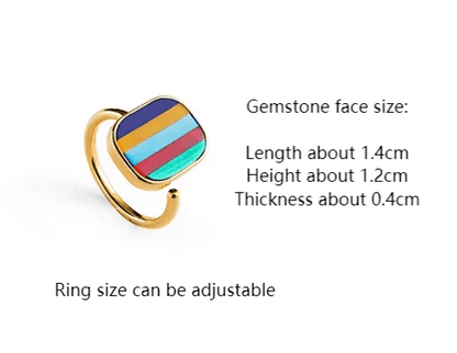 Tibetan Ring | Adjustable US Size 6 - Gandhanra-ART