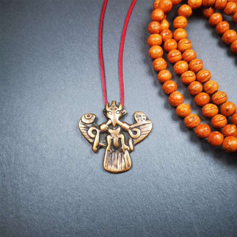 Garuda Amulet - 1.57" Gandhanra-ART
