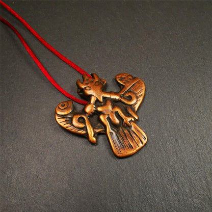 Garuda Amulet - 1.57" Gandhanra-ART