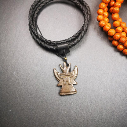 Garuda Amulet - 1.38" Gandhanra-ART