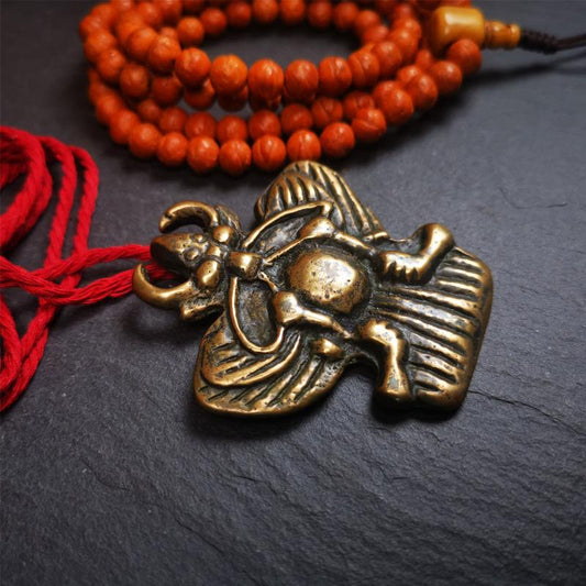 Garuda Amulet - 2.56" - 80Years Gandhanra-ART