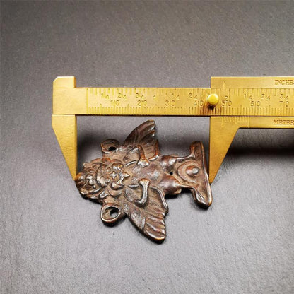 Garuda Amulet - 1.9" - 100 Years Old Gandhanra-ART