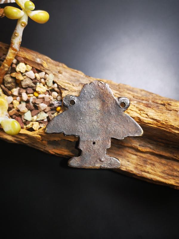 Garuda Amulet - 1.9" - 100 Years Old Gandhanra-ART