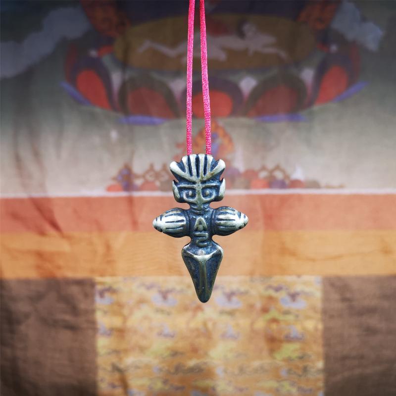 Garuda Amulet - 1.77" Gandhanra-ART