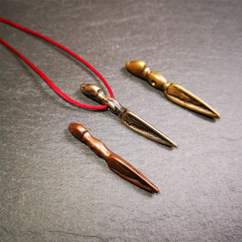 Phurba Pendant- 1.85" Gandhanra-ART