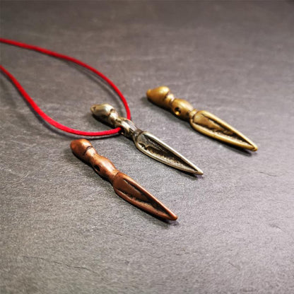 Phurba Pendant- 1.85" Gandhanra-ART