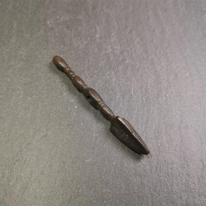 Tibetan Buddhist Amulet Pendant Kila Phurba Phurpa, 2.56" × 0.28"