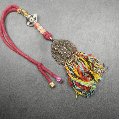 Thokcha Amulet,Mahakala Pendant, Buddhist Protector - Gandhanra-ART
