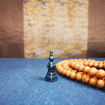 Stupa Amulet 1.22" Gandhanra-ART