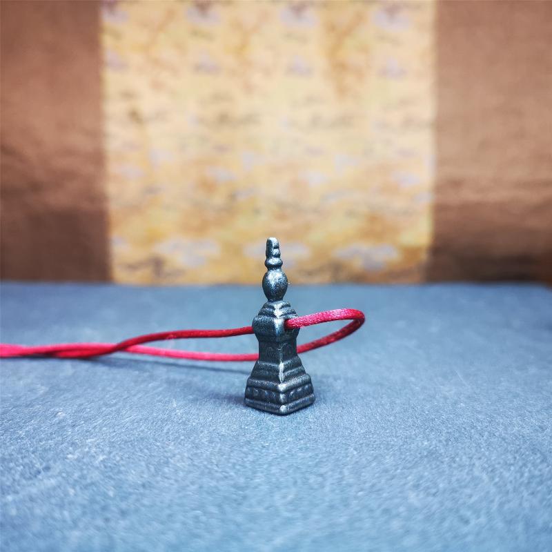 Stupa Amulet 1.22" Gandhanra-ART