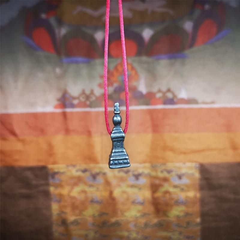 Stupa Amulet 1.22" Gandhanra-ART