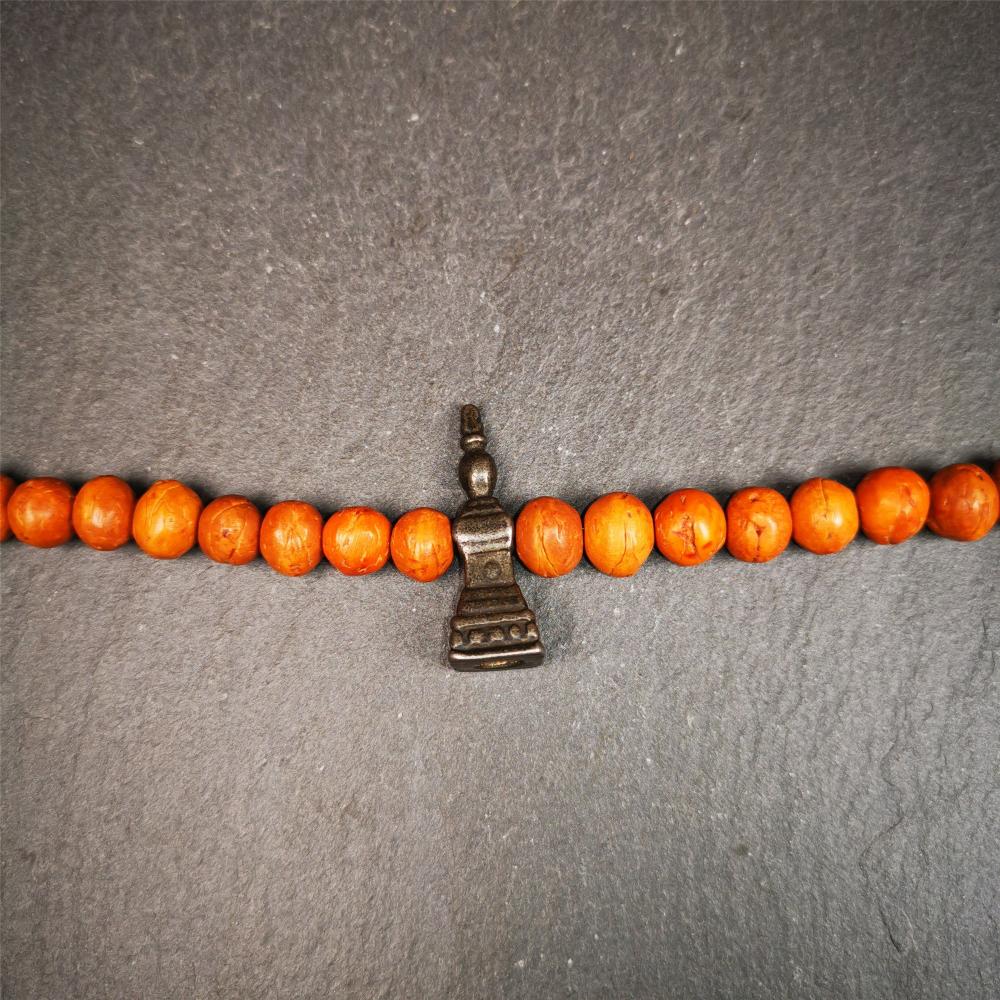 Stupa Amulet 1.22" Gandhanra-ART