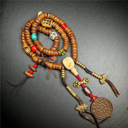 Old Kapala Skull Bone Mala - Gandhanra-ART